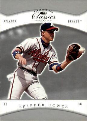 Chipper Jones #4 Baseball Cards 2001 Donruss Classics