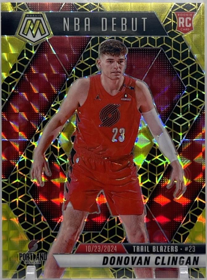 Donovan Clingan [Spectris Gold FOTL] #261 Prices | 2024 Panini