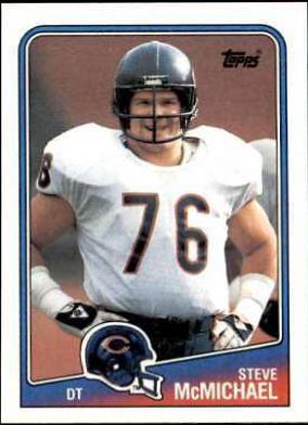 Steve McMichael #78 Football Cards 1988 Topps