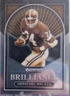Herschel Walker #BR-14 Football Cards 2023 Panini Prizm Draft Picks Brilliance