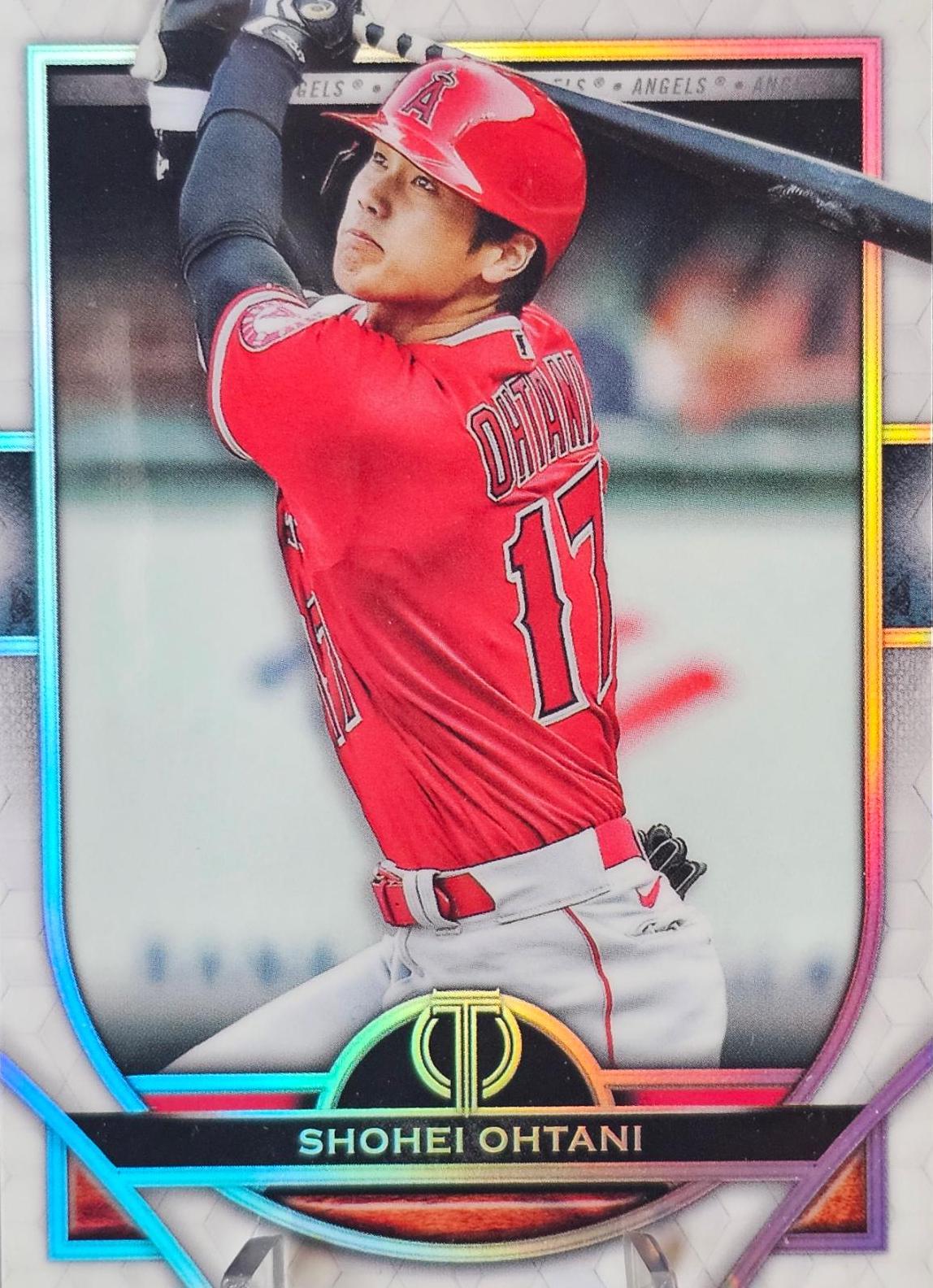 Shohei Ohtani #28 Baseball Cards 2021 Topps Tribute