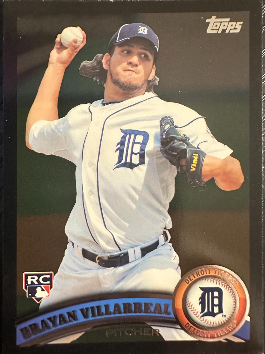Brayan Villarreal #488 Baseball Cards 2011 Topps Wal Mart Black Border