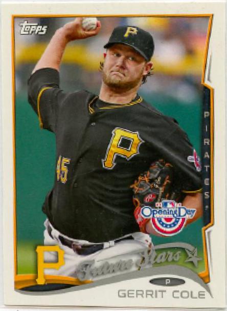 Gerrit Cole #13 Baseball Cards 2014 Topps Opening Day