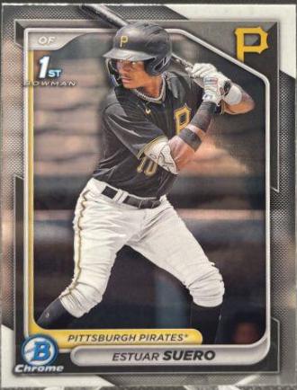Estuar Suero #BCP-63 Baseball Cards 2024 Bowman Chrome Prospects