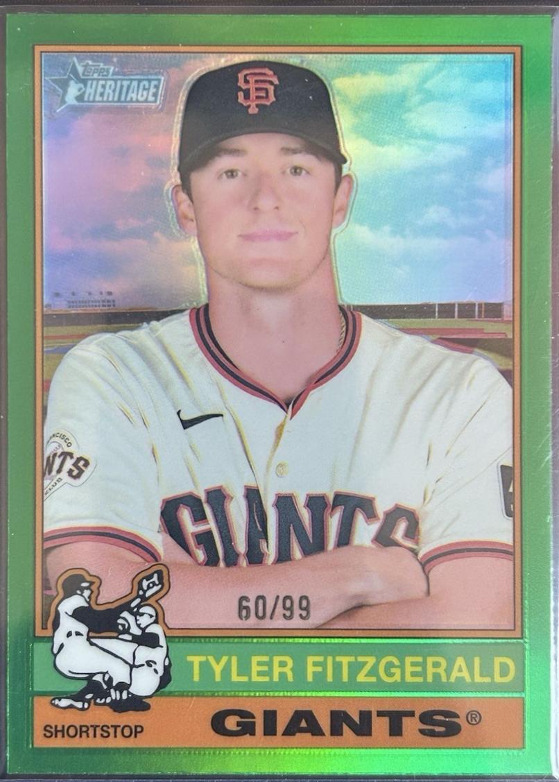 Tyler Fitzgerald [Green Chrome Variation] #238