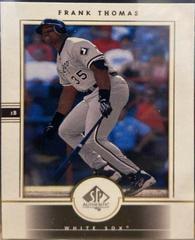 Frank Thomas #34 Baseball Cards 2000 SP Authentic Prices