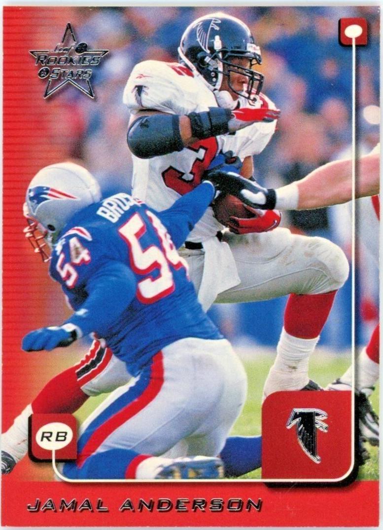 Jamal Anderson #11 Football Cards 1999 Leaf Rookies & Stars