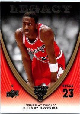 Michael Jordan #44 Basketball Cards 2008 Upper Deck Jordan Legacy