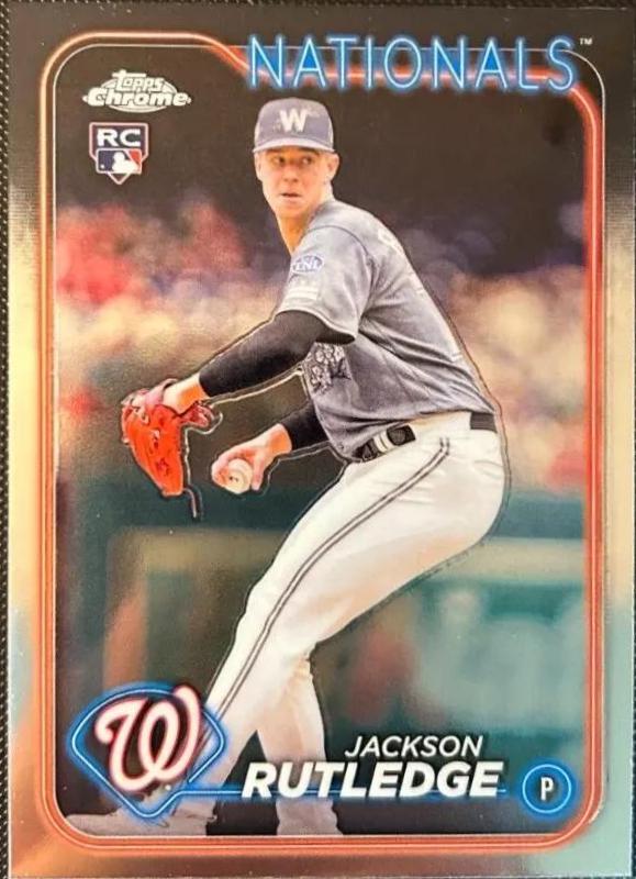 Jackson Rutledge #42 Baseball Cards 2024 Topps Chrome