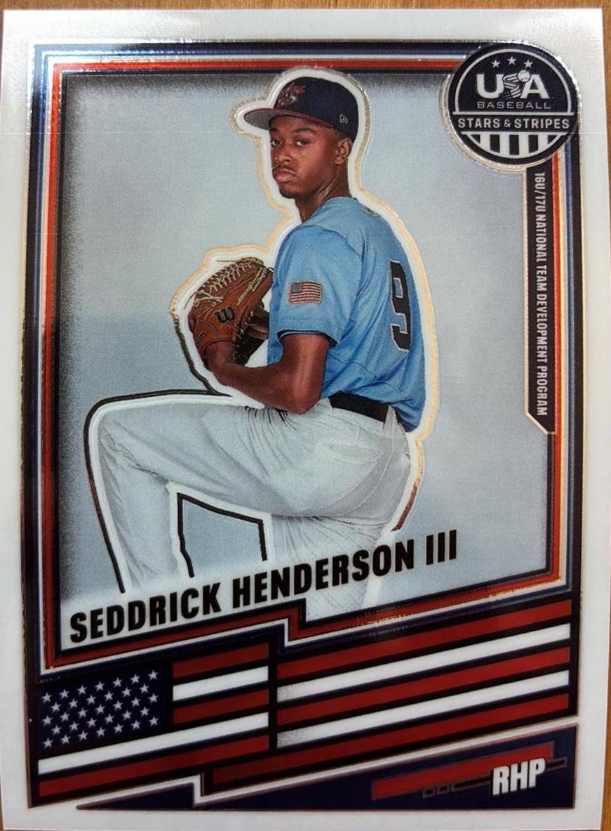 Seddrick Henderson III #133 2026 Panini Stars And Stripes Prizm USA Baseball