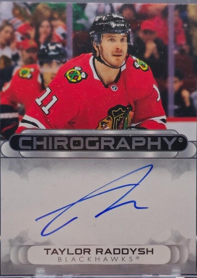Taylor Raddysh #C-TR Hockey Cards 2023 SP Authentic Chiography