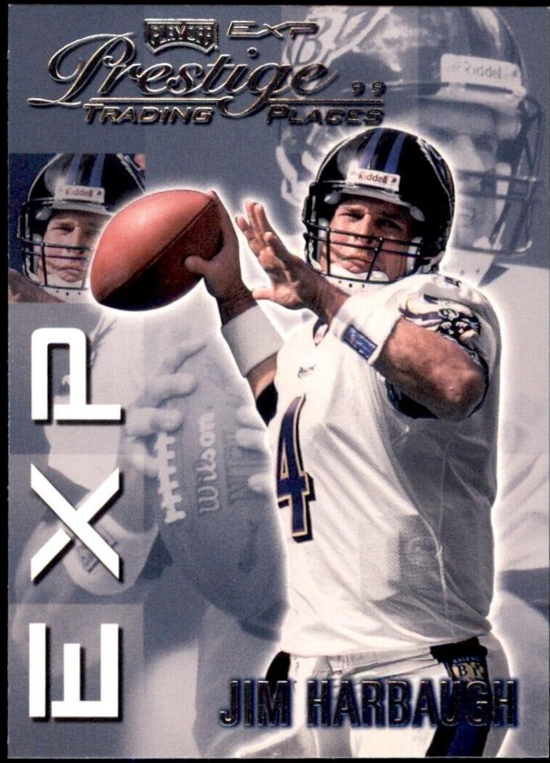 Jim Harbaugh #51 Football Cards 1999 Playoff Prestige Exp