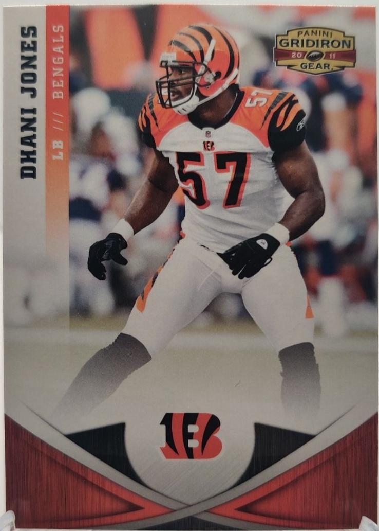 Dhani Jones #34 Football Cards 2011 Panini Gridiron Gear