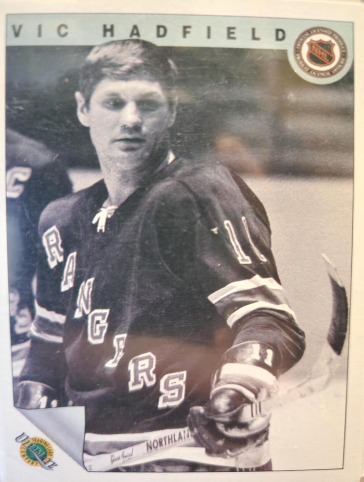 Vic Hadfield #21 Hockey Cards 1991 Ultimate Original Six