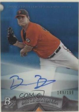 Bryce Bandilla #AP-BB Baseball Cards 2014 Bowman Platinum Autograph Prospects
