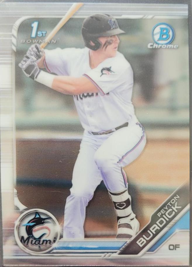 Peyton Burdick #BDC-74 Baseball Cards 2019 Bowman Draft Chrome