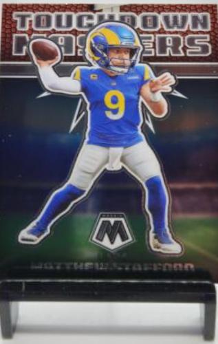Matthew Stafford #TD-1 Football Cards 2022 Panini Mosaic Touchdown Masters