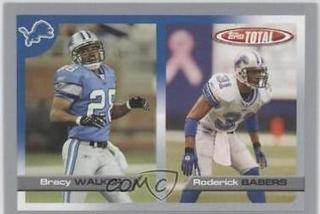 Roderick Babers, Bracy Walker
