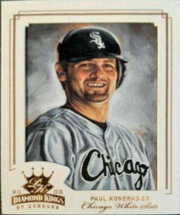 Paul Konerko #20 Baseball Cards 2003 Donruss Diamond Kings