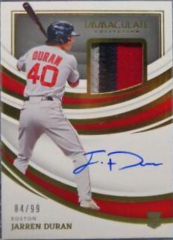 Jarren Duran [Patch Autograph] #110