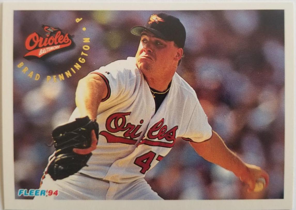 Brad Pennington #15 Baseball Cards 1994 Fleer