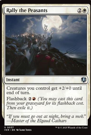 Rally the Peasants #37 Magic Innistrad Remastered