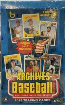 Hobby Box Baseball Cards 2018 Topps Archives