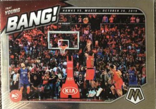 Trae Young #13 Basketball Cards 2020 Panini Mosaic Bang