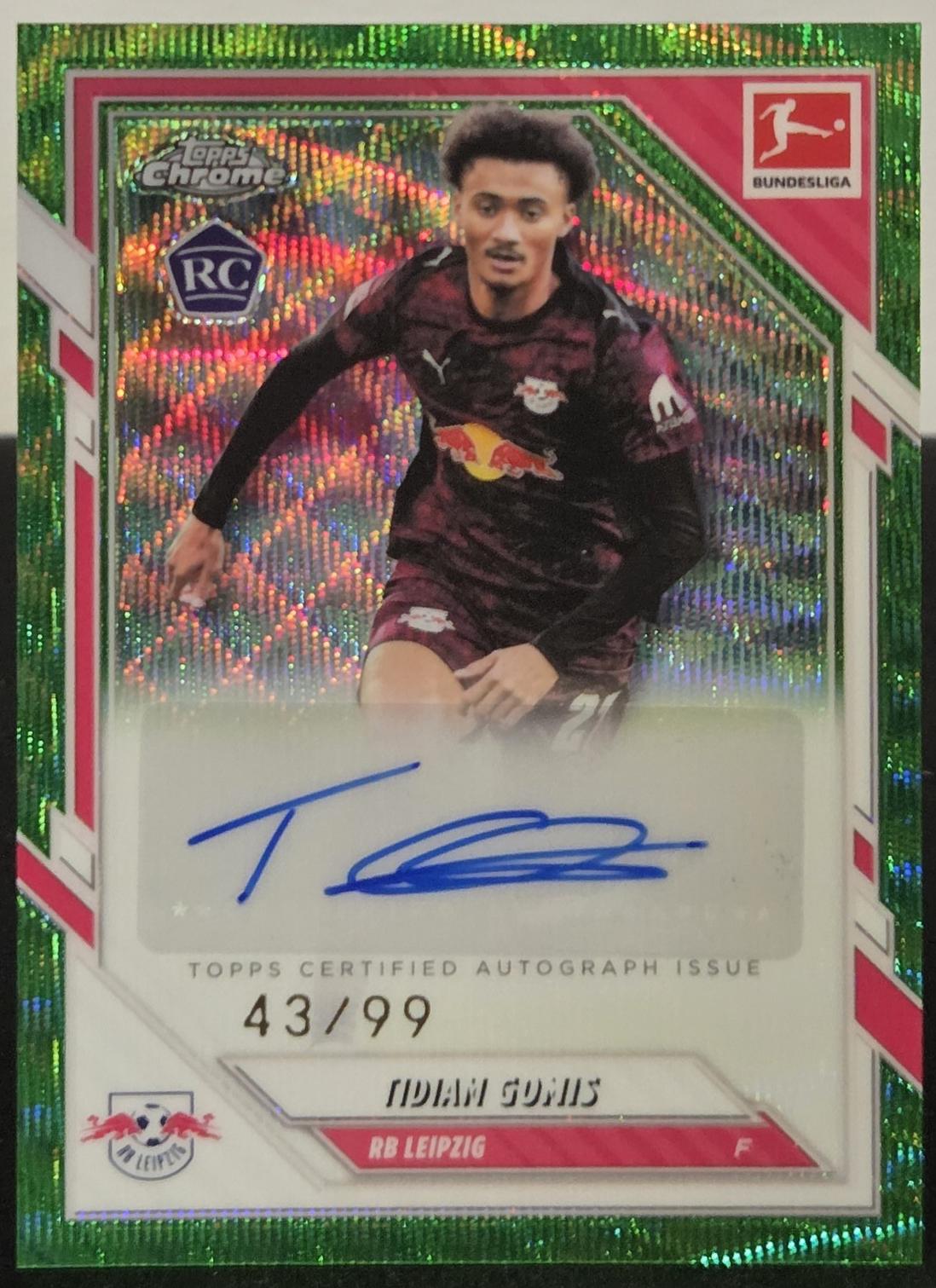 Tidiam Gomis #BA-TG 2025 Topps Chrome Bundesliga Autograph Soccer