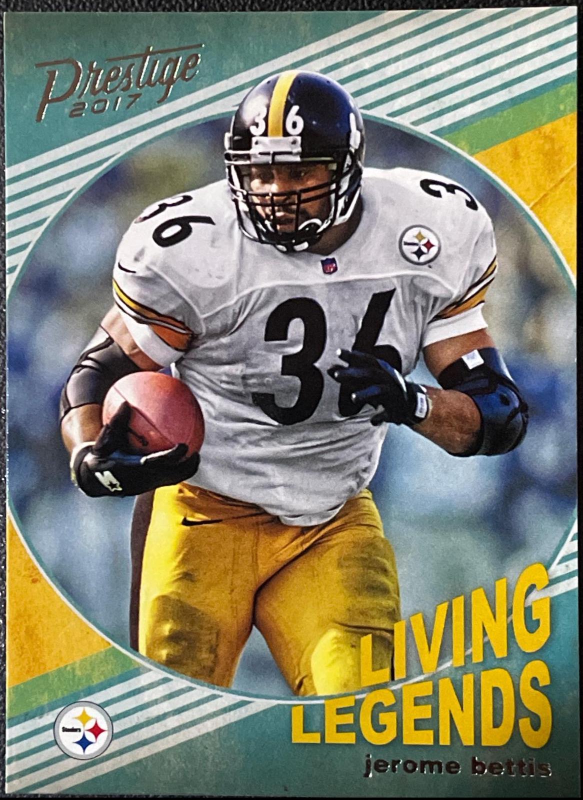 Jerome Bettis #1 Football Cards 2017 Panini Prestige Living Legends
