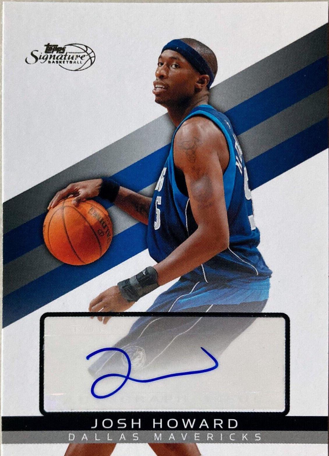 Josh Howard #TSAJH 2008 Topps Signature Autographs Basketball