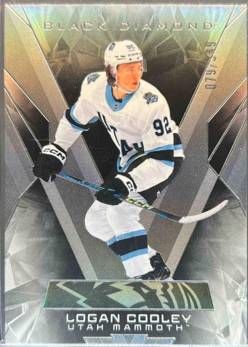Logan Cooley #BDB-CO 2025-26 Upper Deck Black Diamond Hockey