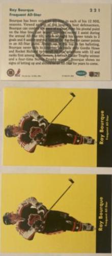 Ray Bourque #221 Hockey Cards 1991 Parkhurst