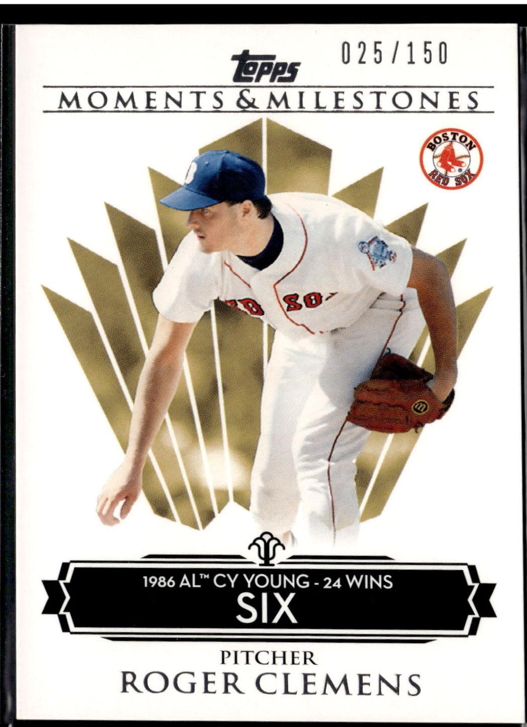 Roger Clemens #76 2008 Topps Moments & Milestones Baseball