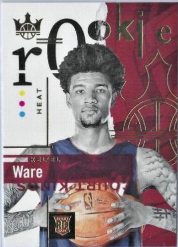 Kel'el Ware #117 Basketball Cards 2024 Panini Court Kings