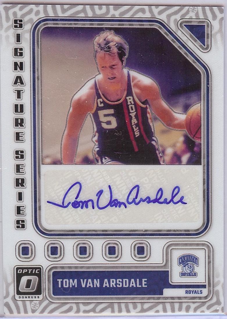 Tom Van Arsdale #73 Basketball Cards 2023 Donruss Optic Signature Series