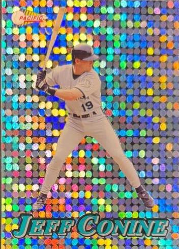 Jeff Conine #23 Baseball Cards 1994 Pacific Crown Collection Silver Prisms