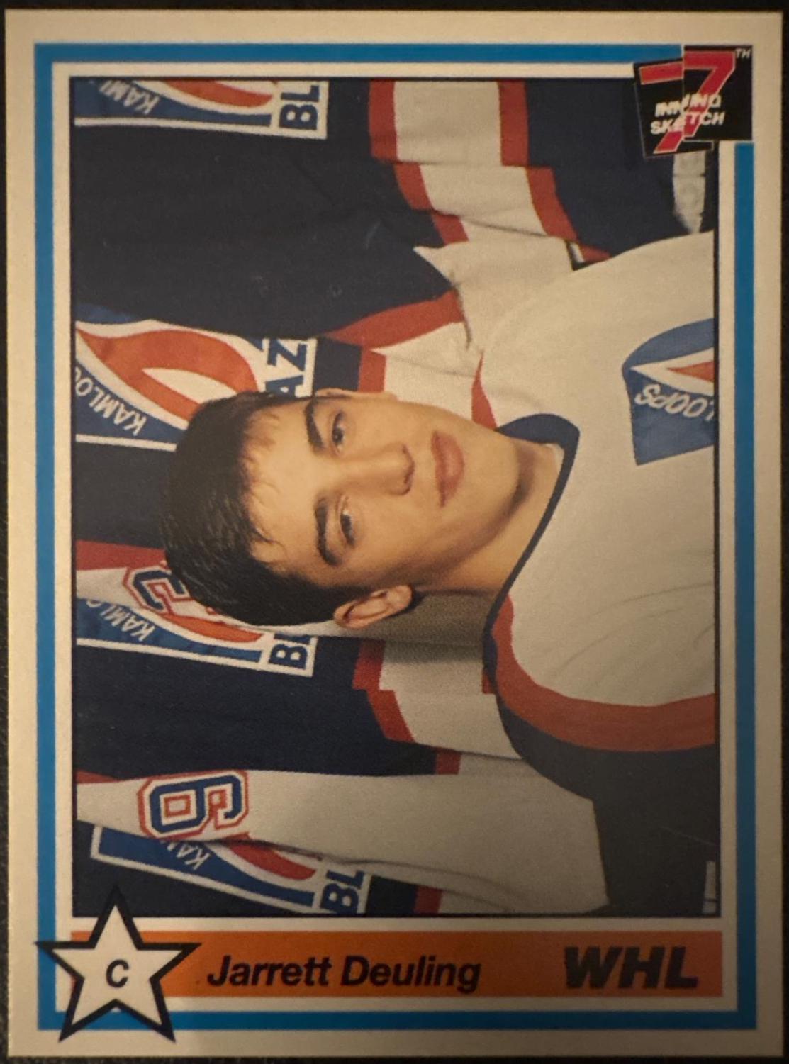 Jarrett Dueling #308 1990 7th Inning Sketch Whl Hockey