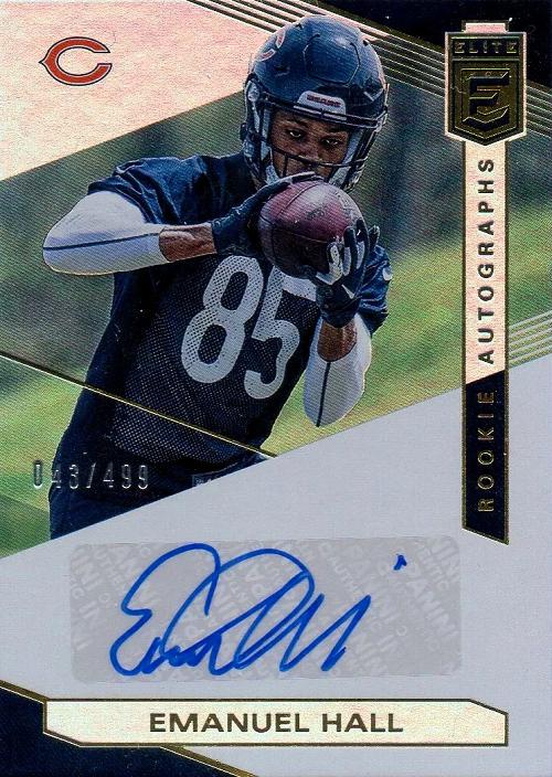 Emanuel Hall #RA-EH Football Cards 2019 Panini Donruss Elite Rookie Autograph