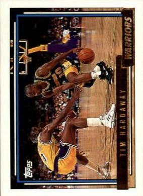 Tim Hardaway #188 Basketball Cards 1992 Topps Gold