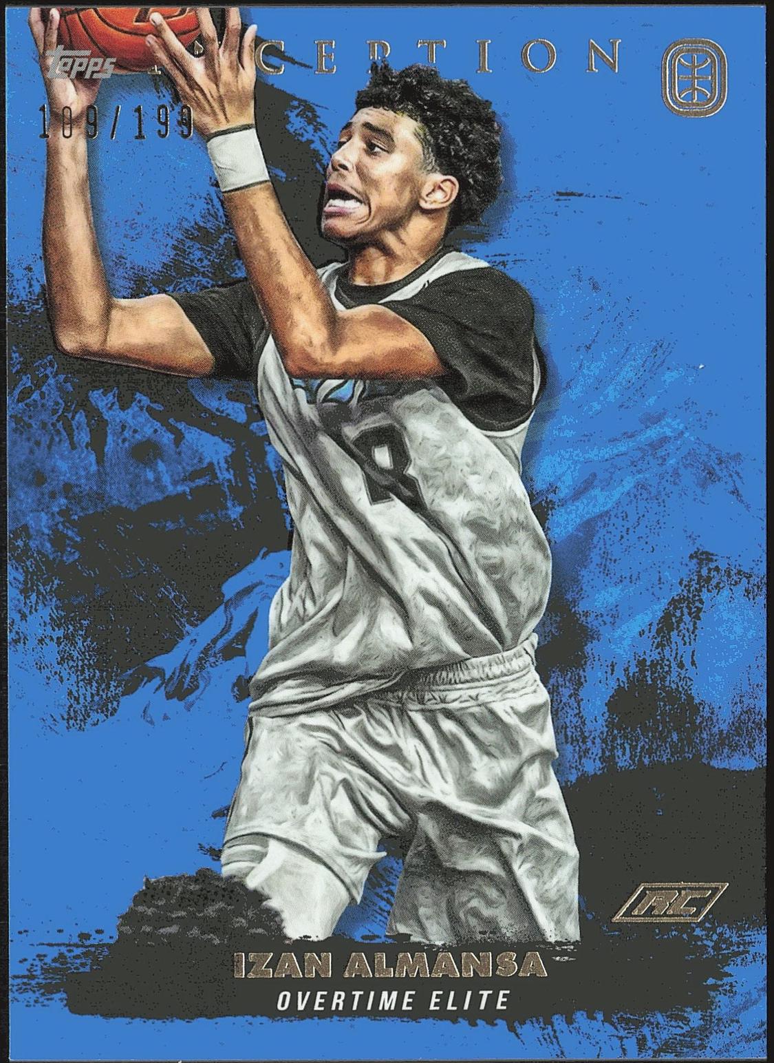 Izan Almansa #45 2021 Topps Inception Overtime Elite Basketball