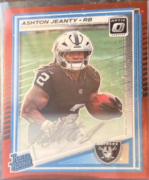 Ashton Jeanty [Red Stars RPS Autograph] #202