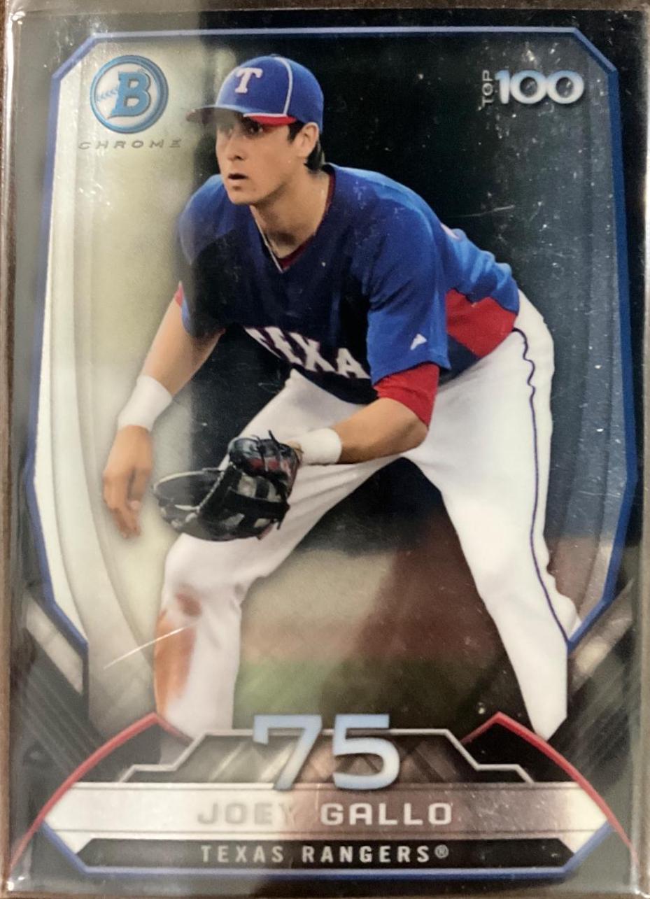 Joey Gallo #BTP-75 2014 Bowman Baseball Top 100 Prospects