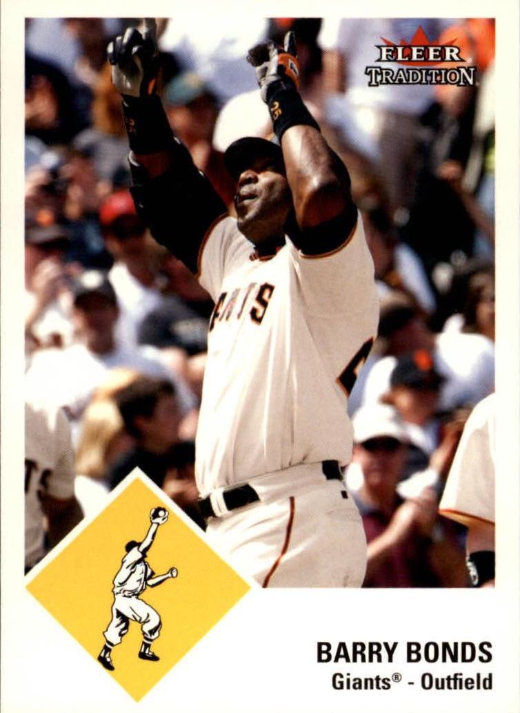 Barry Bonds #U99 Baseball Cards 2003 Fleer Tradition Update