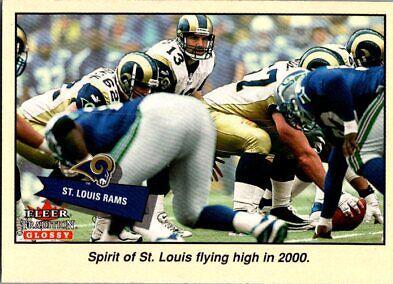 St. Louis Rams #366 Football Cards 2001 Fleer