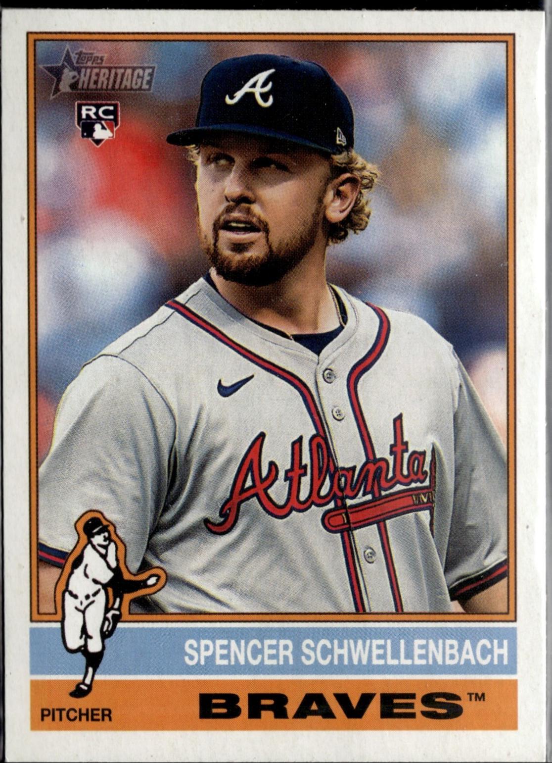 Spencer Schwellenbach #58 Baseball Cards 2025 Topps Heritage