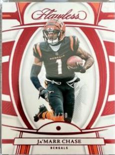 Ja'Marr Chase #12 Football Cards 2022 Panini Flawless