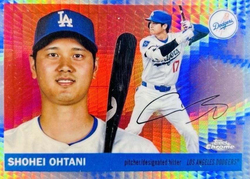 2025 Topps Chrome Platinum Shohei Ohtani [Prism] #17 card