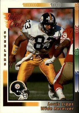 Louis Lipps #199 Football Cards 1992 Wild Card