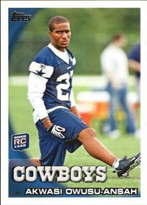 Akwasi Owusu Ansah #52 Football Cards 2010 Topps